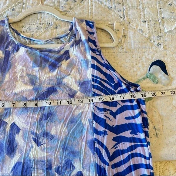 Lightweight summer sleeveless mini dress cover up perfect for beach / pool XL - Picture 5 of 6